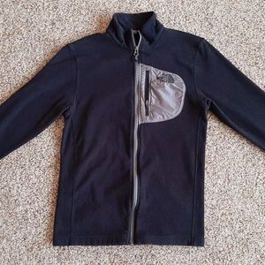 North Face Women's Fleece Jacket Black Gray Size XS